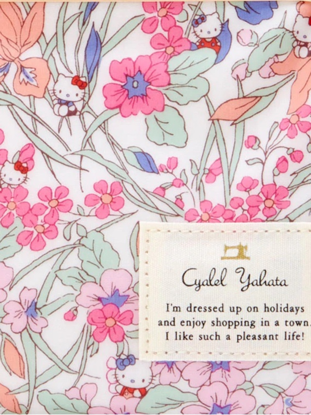 🆕 LIBERTY of LONDON x SANRIO Hello Kitty Large Floral Tote - Picture 3 of 11
